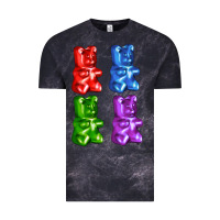 Cloud Black jellybear Vintage Tee - AdoDesignShop