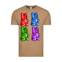 Vintage Coffee jellybear Vintage Tee - AdoDesignShop