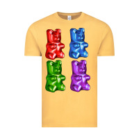 Vintage Mustard jellybear Vintage Tee - AdoDesignShop