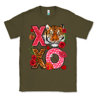 Army Green xoxo with tiger Classic Tee - NancyCooperArtShop