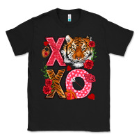 Black xoxo with tiger Classic Tee - NancyCooperArtShop