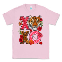 Bubblegum Pink xoxo with tiger Classic Tee - NancyCooperArtShop