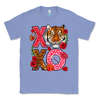 Colony Blue xoxo with tiger Classic Tee - NancyCooperArtShop