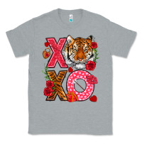 Heather Grey xoxo with tiger Classic Tee - NancyCooperArtShop