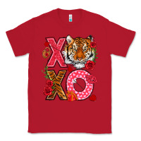 Red xoxo with tiger Classic Tee - NancyCooperArtShop