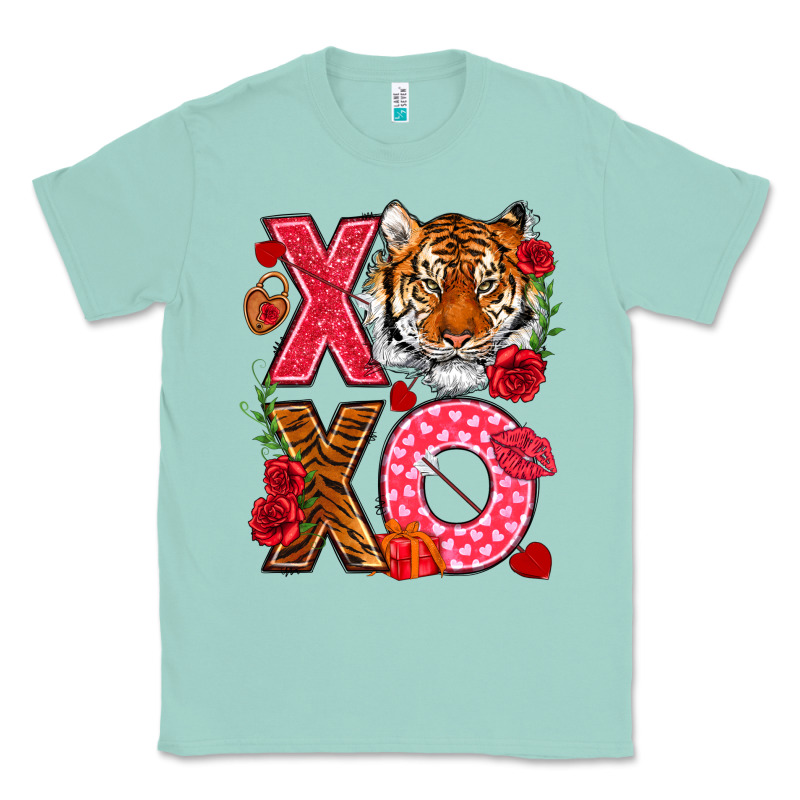 Xoxo With Tiger Classic Tee by NancyCooperArtShop | Teevron