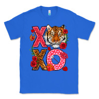 True Royal xoxo with tiger Classic Tee - NancyCooperArtShop