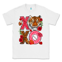 White xoxo with tiger Classic Tee - NancyCooperArtShop