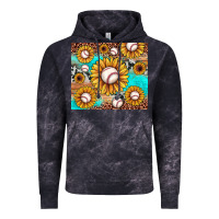 Cloud Black baseball leopard turquoise sunflower Vintage Hoodie - JahusDesignShop