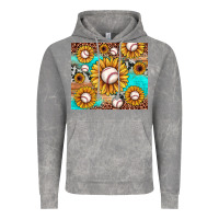 Cloud Rock baseball leopard turquoise sunflower Vintage Hoodie - JahusDesignShop