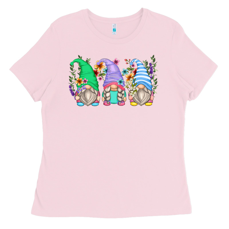 Floral Gnomes Ladies Tee by Zillion Design Studio | Teevron