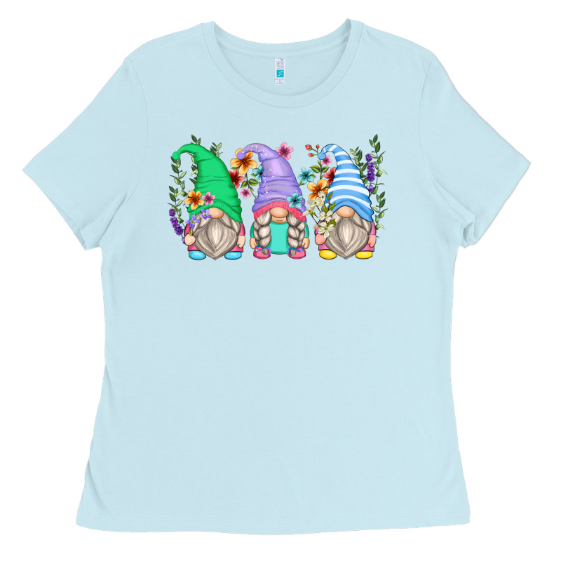 Floral Gnomes Ladies Tee by Zillion Design Studio | Teevron
