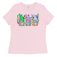 Bubblegum Pink floral gnomes Ladies Tee - Zillion Design Studio
