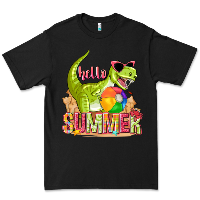 Hello Summer Rex Premium Tee by texasbilliewilder | Teevron