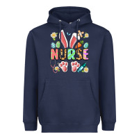 Navy easter nurse bunny Heavyweight Hoodie - Artiststas