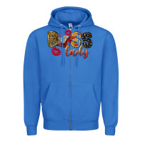 True Royal boss lady with money Zipper Hoodie - NancyCooperArtShop