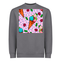 Storm ice cream seamless pattern Heavyweight Sweatshirt - BundleAndBundleShop