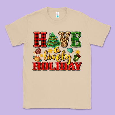 Have A Lovely Holiday With Gloves Classic Tee Designed By Adodesignshop