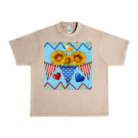 French Oak patriotic celebration Urban Heavy Tee - BundleAndBundleShop