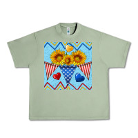 Oil Green patriotic celebration Urban Heavy Tee - BundleAndBundleShop