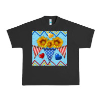 Pigment Black patriotic celebration Urban Heavy Tee - BundleAndBundleShop