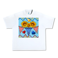 White patriotic celebration Urban Heavy Tee - BundleAndBundleShop