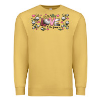 Antique Gold for the love of the game  volleyball Premium Sweatshirt - Jasminsmagicworld