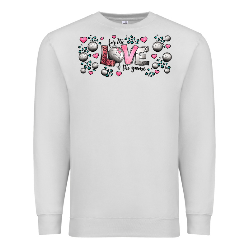 For The Love Of The Game  Volleyball Premium Sweatshirt by Jasminsmagicworld | Teevron