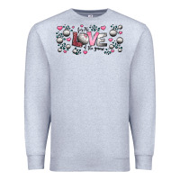 Heather Grey for the love of the game  volleyball Premium Sweatshirt - Jasminsmagicworld