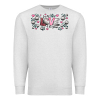 Oatmeal Heather for the love of the game  volleyball Premium Sweatshirt - Jasminsmagicworld