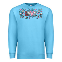 Ocean Blue for the love of the game  volleyball Premium Sweatshirt - Jasminsmagicworld