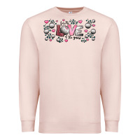 Pale Pink for the love of the game  volleyball Premium Sweatshirt - Jasminsmagicworld