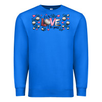 True Royal for the love of the game  volleyball Premium Sweatshirt - Jasminsmagicworld