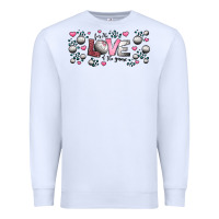 White for the love of the game  volleyball Premium Sweatshirt - Jasminsmagicworld