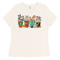 Bone rabbit coffee cups Ladies Tee - texasbilliewilder