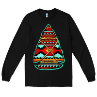 Black aztec arrowhead Long Sleeve Tee - Jasminsmagicworld