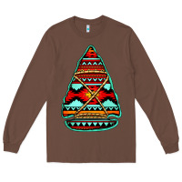 Chestnut aztec arrowhead Long Sleeve Tee - Jasminsmagicworld