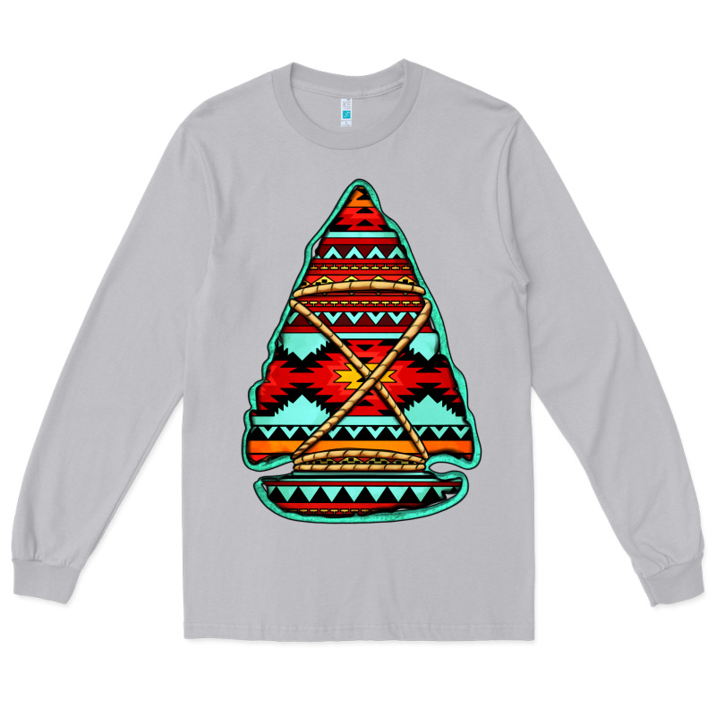 Aztec Arrowhead Long Sleeve Tee by Jasminsmagicworld | Teevron