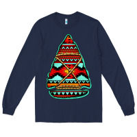 Navy aztec arrowhead Long Sleeve Tee - Jasminsmagicworld