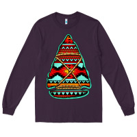 Plum aztec arrowhead Long Sleeve Tee - Jasminsmagicworld