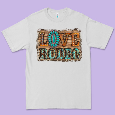 Love Rodeo Gemstone Premium Tee Designed By Ranaportraitstore