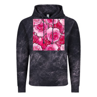Cloud Black valentines day all dress up roses seamless pattern Vintage Hoodie - BundleAndBundleShop