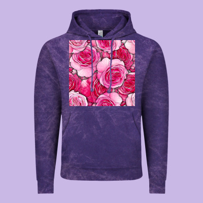 Valentines Day All Dress Up Roses Seamless Pattern Vintage Hoodie Designed By Bundleandbundleshop