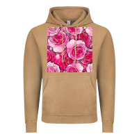 Vintage Camel valentines day all dress up roses seamless pattern Vintage Hoodie - BundleAndBundleShop