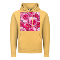 Vintage Mustard valentines day all dress up roses seamless pattern Vintage Hoodie - BundleAndBundleShop
