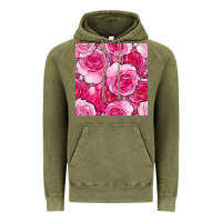 Vintage Olive valentines day all dress up roses seamless pattern Vintage Hoodie - BundleAndBundleShop