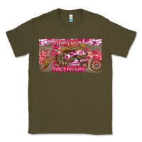 Army Green Howdy Valentine Classic Tee - CowhideDigitalArt