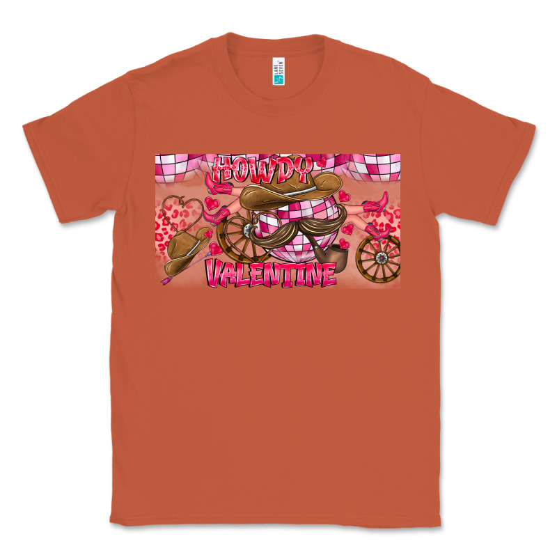 Howdy Valentine Classic Tee by CowhideDigitalArt | Teevron