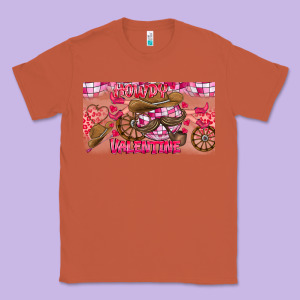 Howdy Valentine Classic Tee Designed By Cowhidedigitalart
