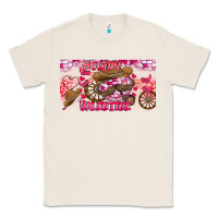 Natural Howdy Valentine Classic Tee - CowhideDigitalArt
